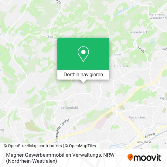 Magner Gewerbeimmobilien Verwaltungs Karte