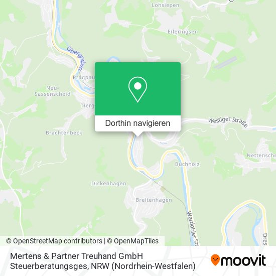 Mertens & Partner Treuhand GmbH Steuerberatungsges Karte