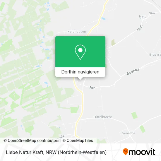 Liebe Natur Kraft Karte