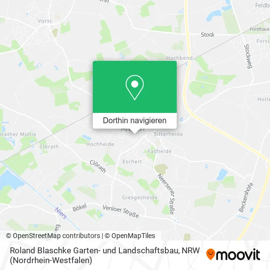 Roland Blaschke Garten- und Landschaftsbau Karte