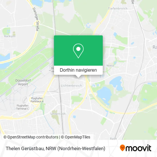 Thelen Gerüstbau Karte