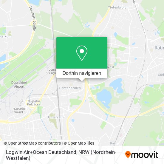 Logwin Air+Ocean Deutschland Karte