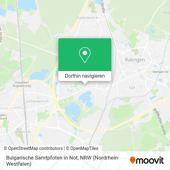 Bulgarische Samtpfoten in Not Karte