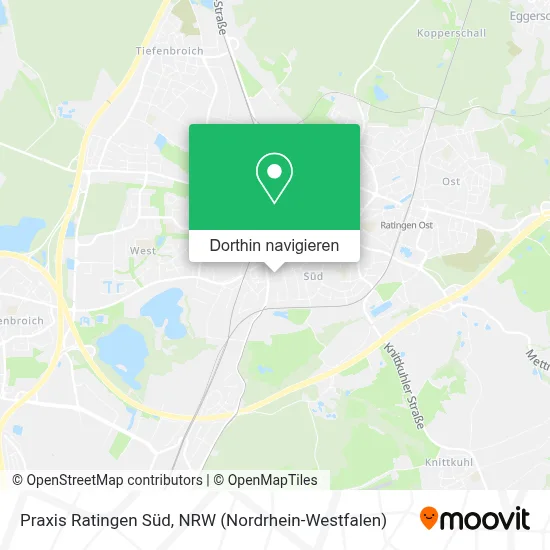 Praxis Ratingen Süd Karte