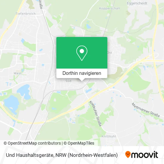 Und Haushaltsgeräte Karte