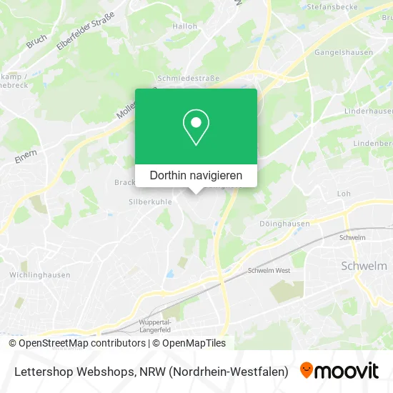 Lettershop Webshops Karte