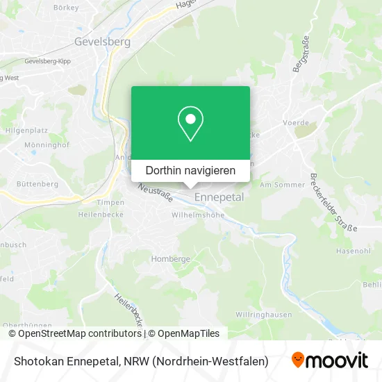 Shotokan Ennepetal Karte