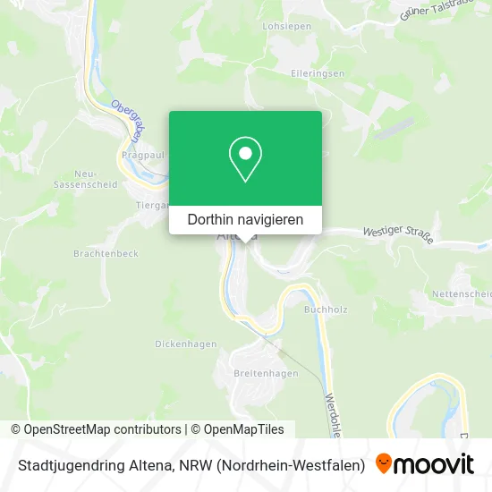 Stadtjugendring Altena Karte