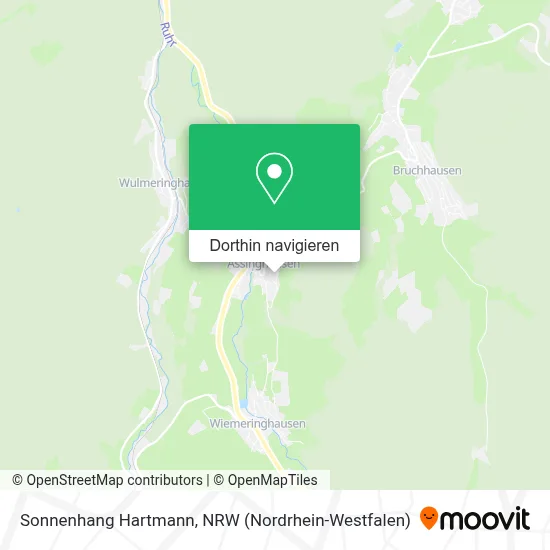 Sonnenhang Hartmann Karte