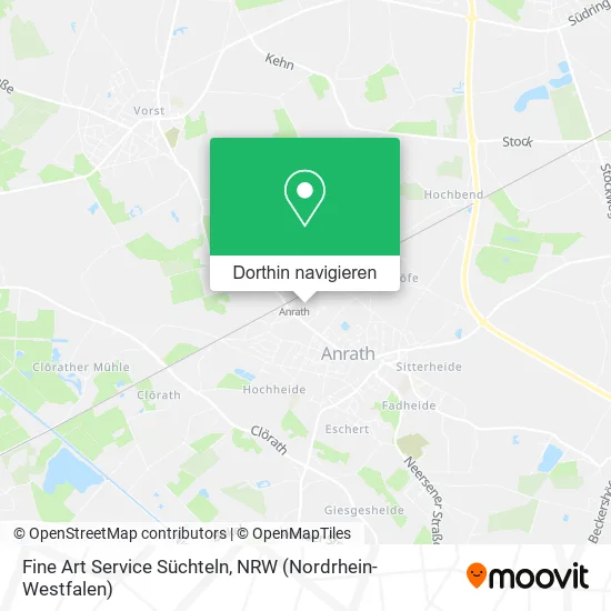 Fine Art Service Süchteln Karte