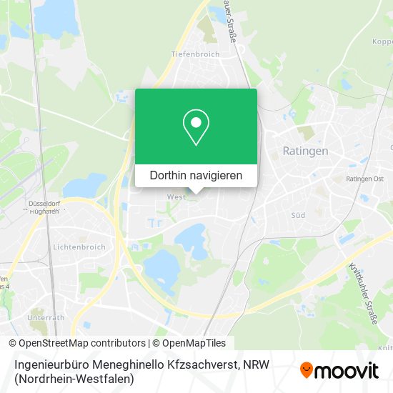 Ingenieurbüro Meneghinello Kfzsachverst Karte
