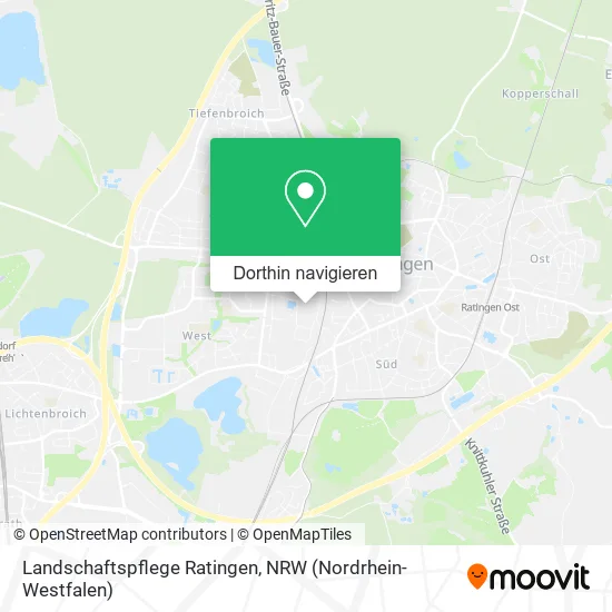 Landschaftspflege Ratingen Karte