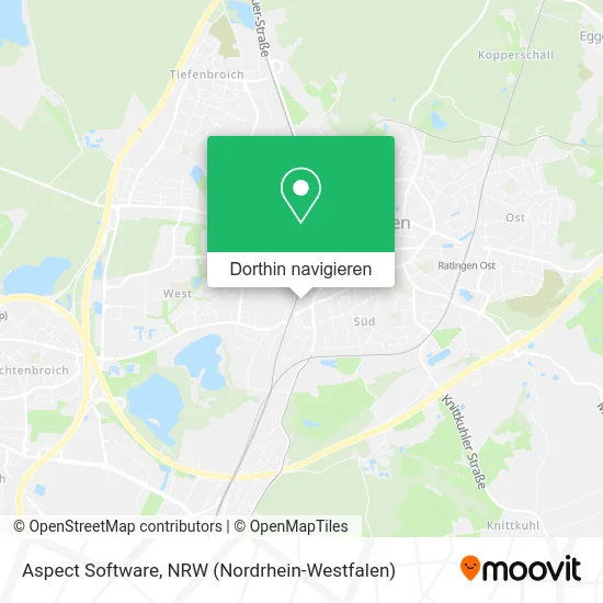 Aspect Software Karte