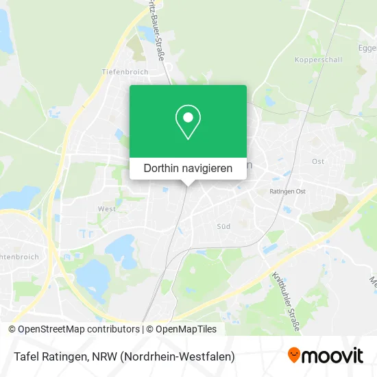 Tafel Ratingen Karte