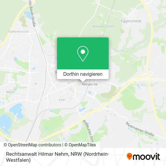 Rechtsanwalt Hilmar Nehm Karte