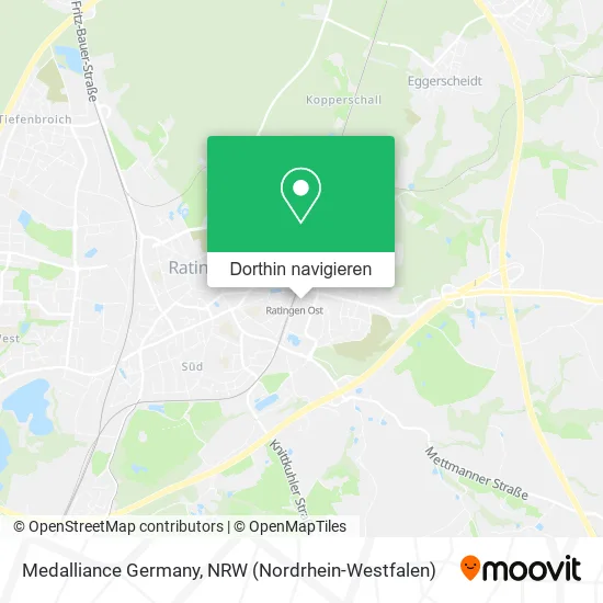 Medalliance Germany Karte