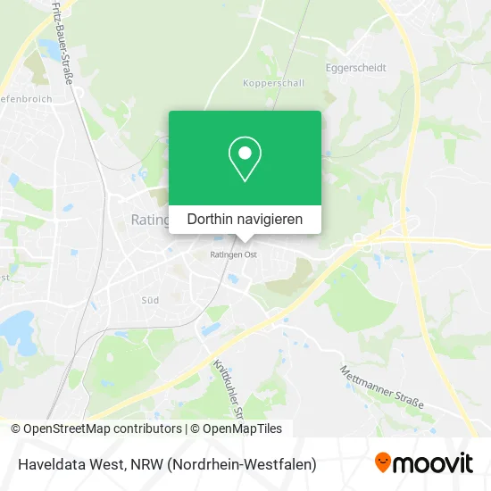 Haveldata West Karte