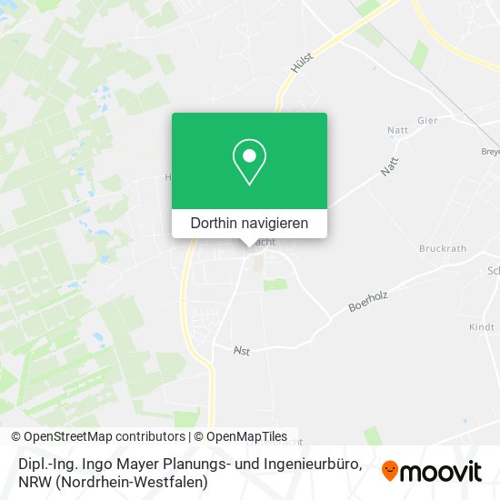 Dipl.-Ing. Ingo Mayer Planungs- und Ingenieurbüro Karte