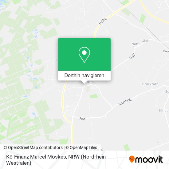 Kö-Finanz Marcel Möskes Karte
