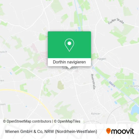 Wienen GmbH & Co Karte