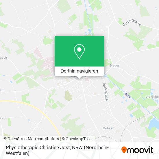 Physiotherapie Christine Jost Karte