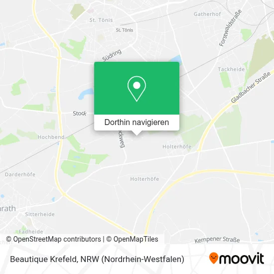 Beautique Krefeld Karte