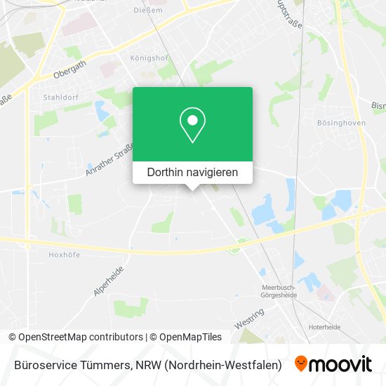Büroservice Tümmers Karte
