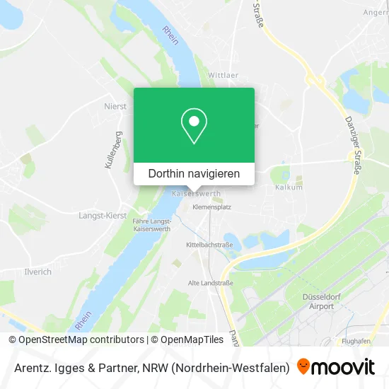 Arentz. Igges & Partner Karte