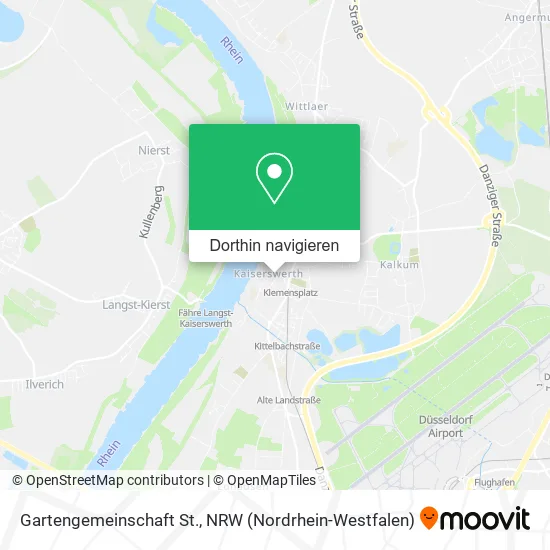 Gartengemeinschaft St. Karte