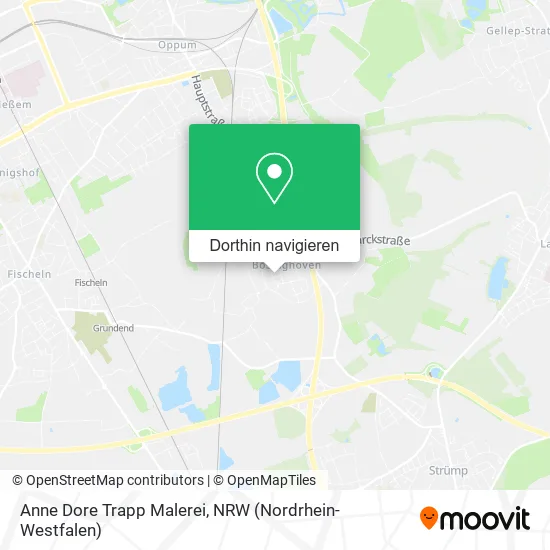 Anne Dore Trapp Malerei Karte