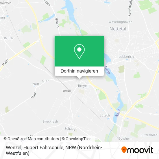 Wenzel, Hubert Fahrschule Karte