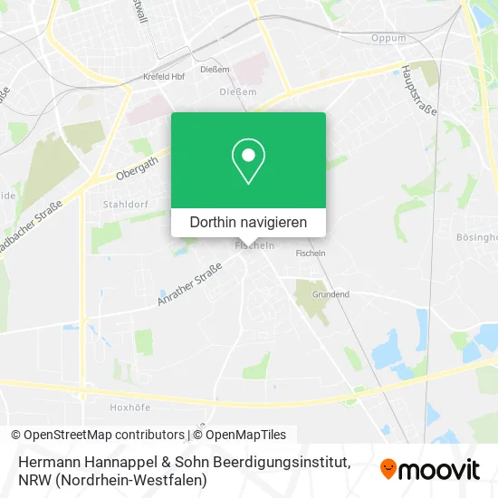 Hermann Hannappel & Sohn Beerdigungsinstitut Karte