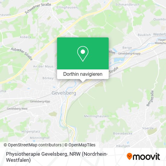 Physiotherapie Gevelsberg Karte