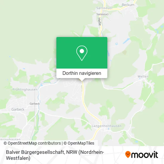 Balver Bürgergesellschaft Karte