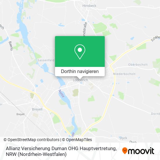 Allianz Versicherung Duman OHG Hauptvertretung Karte