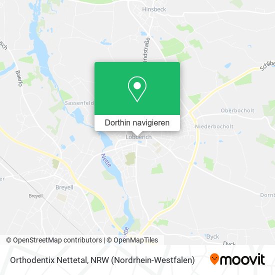 Orthodentix Nettetal Karte