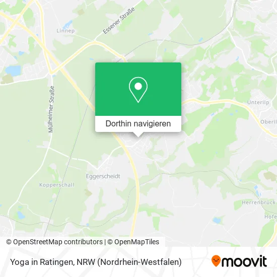 Yoga in Ratingen Karte