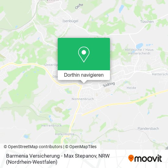 Barmenia Versicherung - Max Stepanov Karte