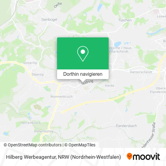 Hilberg Werbeagentur Karte