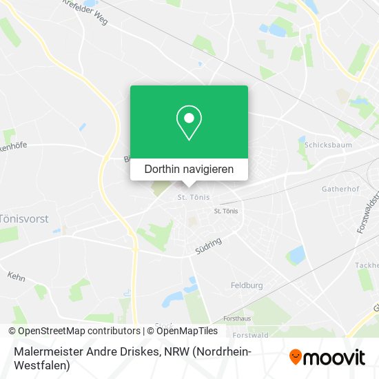 Malermeister Andre Driskes Karte