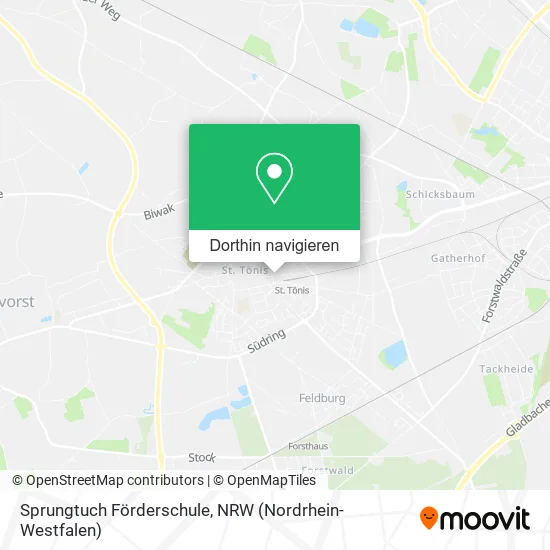 Sprungtuch Förderschule Karte