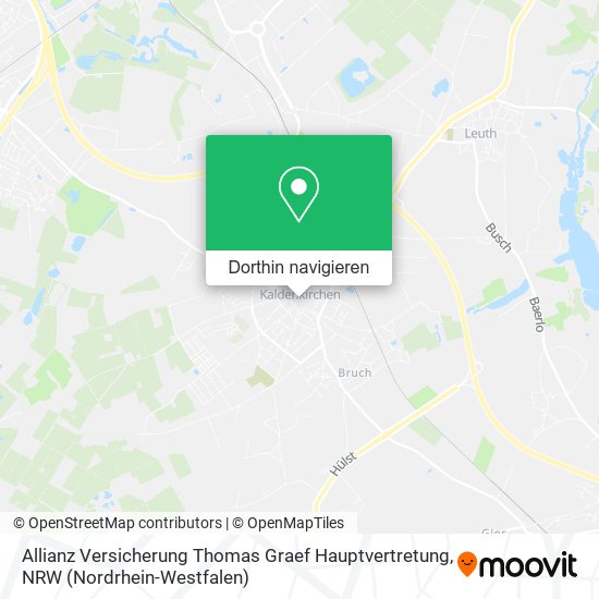 Allianz Versicherung Thomas Graef Hauptvertretung Karte