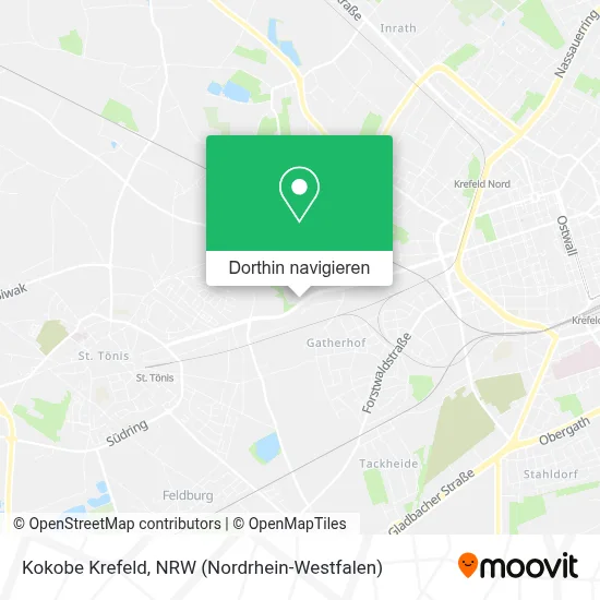Kokobe Krefeld Karte