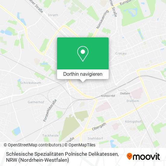 Schlesische Spezialitäten Polnische Delikatessen Karte