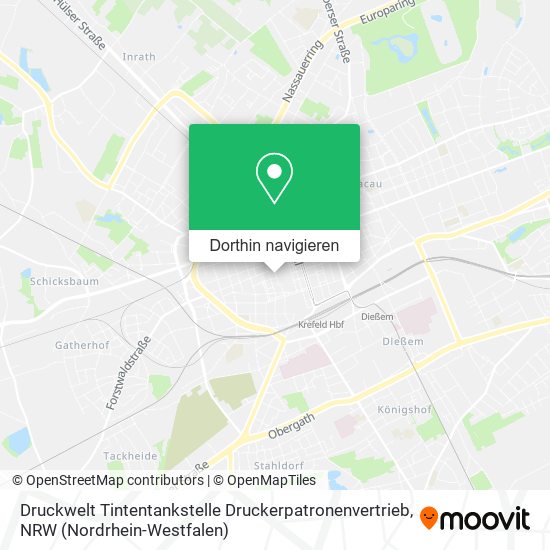 Druckwelt Tintentankstelle Druckerpatronenvertrieb Karte