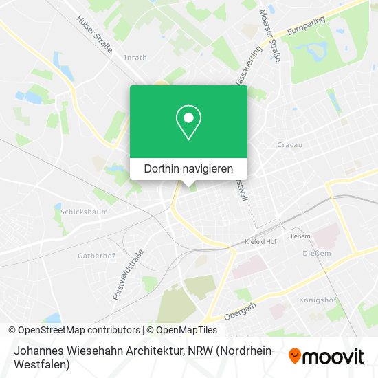 Johannes Wiesehahn Architektur Karte
