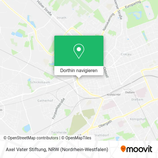 Axel Vater Stiftung Karte