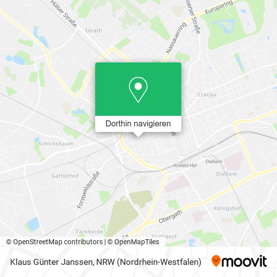 Klaus Günter Janssen Karte