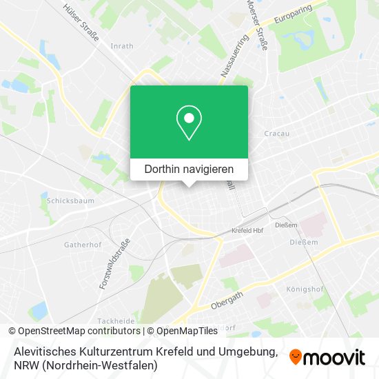 Alevitisches Kulturzentrum Krefeld und Umgebung Karte