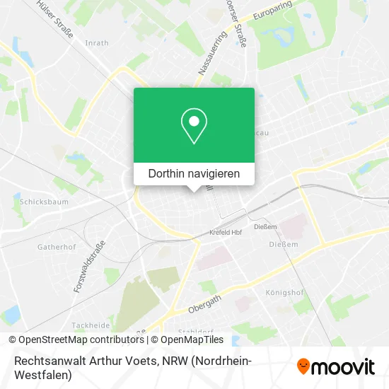 Rechtsanwalt Arthur Voets Karte